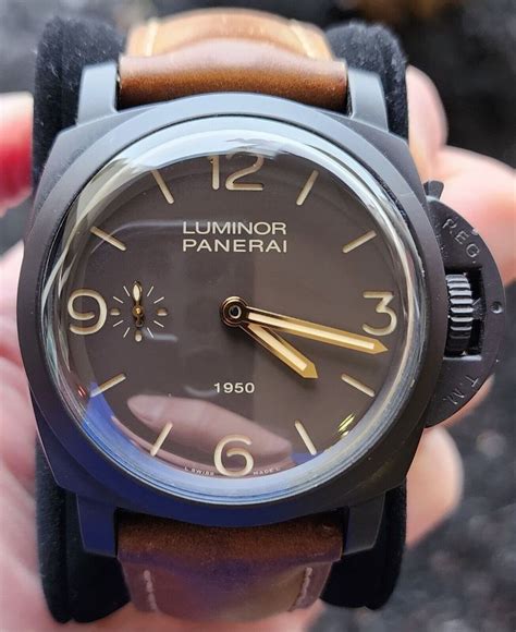 panerai 375 limited|PANERAI 375 Luminor 1950 3 Days Composite (Black Fiddy) .